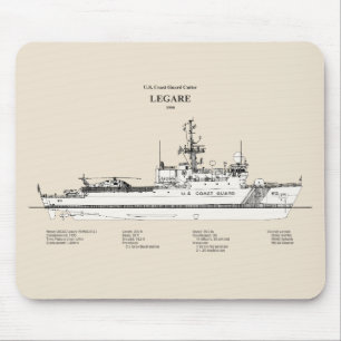 USCG Legare wmec-912 - SBD マウスパッド