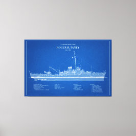 USCG Roger B. Taney whec-37 - ABD キャンバスプリント