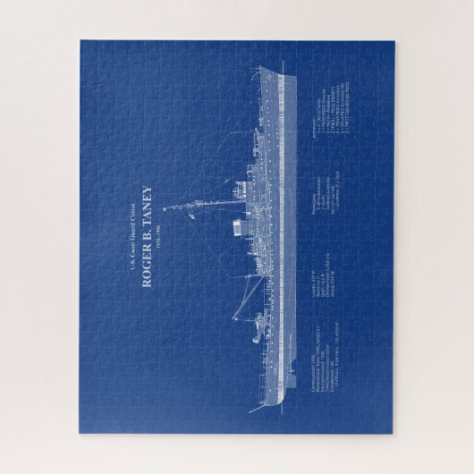 USCG Roger B. Taney whec-37 - ABD ジグソーパズル (縦)