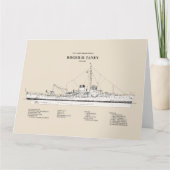 USCG Roger B. Taney whec-37 - SBD サンキューカード (正面)