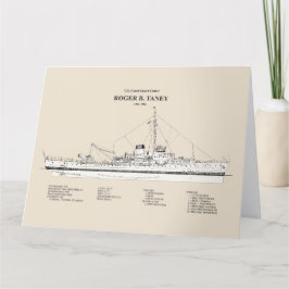 USCG Roger B. Taney whec-37 - SBD サンキューカード
