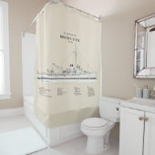 USCG Roger B. Taney whec-37 - SBD シャワーカーテン (インサイチュ)