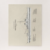 USCG Roger B. Taney whec-37 - SBD ジグソーパズル (縦)