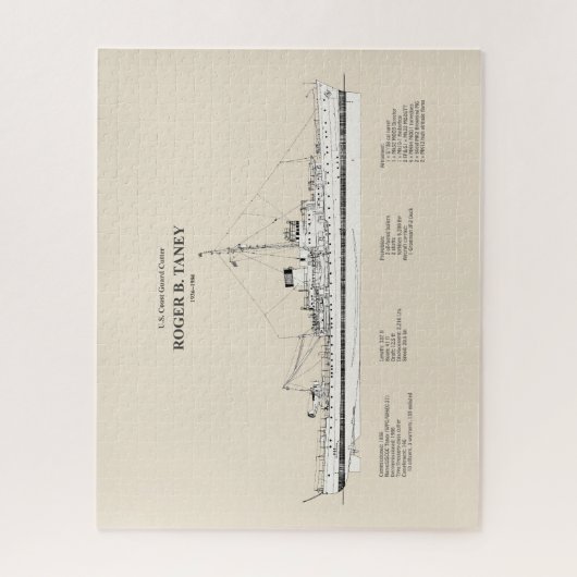 USCG Roger B. Taney whec-37 - SBD ジグソーパズル (縦)