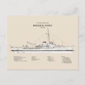 USCG Roger B. Taney whec-37 - SBD ポストカード (正面)