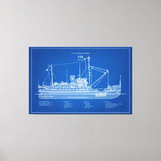 USCG Tender Fir wlm-212 - ABD キャンバスプリント