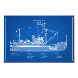 USCG Tender Fir wlm-212 - ABD フォトプリント