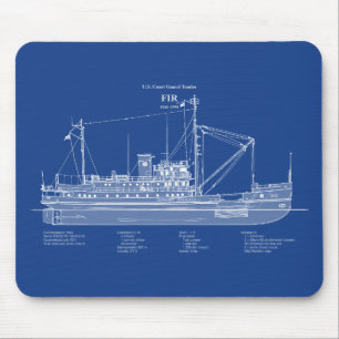 USCG Tender Fir wlm-212 - ABD マウスパッド
