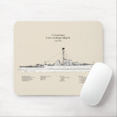 USCG USS Albuquerque PF-7 - SBD マウスパッド (マウス)