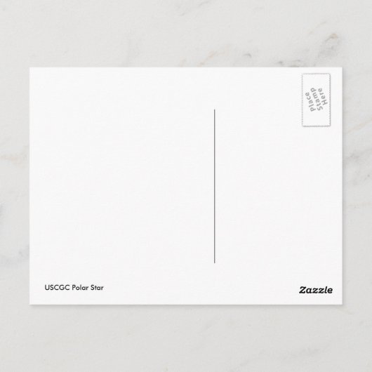 USCGC極星 ポストカード (裏面)