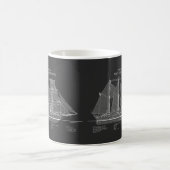 USCGC Alexander Hamilton wix-272 - ABD コーヒーマグカップ (中央)