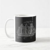 USCGC Alexander Hamilton wix-272 - ABD コーヒーマグカップ (左)