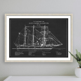USCGC Alexander Hamilton wix-272 - ABD フォトプリント