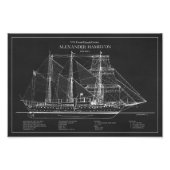 USCGC Alexander Hamilton wix-272 - ABD フォトプリント (正面)