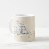 USCGC Alexander Hamilton wix-272 - SBD コーヒーマグカップ (正面左)