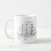 USCGC Alexander Hamilton wix-272 - SBD コーヒーマグカップ (左)