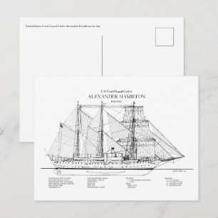 USCGC Alexander Hamilton wix-272 - SBD ポストカード