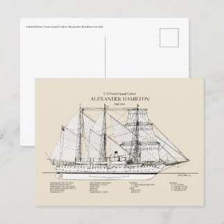 USCGC Alexander Hamilton wix-272 - SBD ポストカード