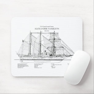 USCGC Alexander Hamilton wix-272 - SBD マウスパッド