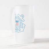 USCGC Blackfin WPB-87317 フロストグラスビールジョッキ (正面左)