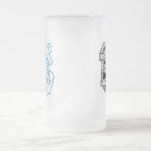 USCGC Blackfin WPB-87317 フロストグラスビールジョッキ (中央)