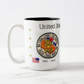 USCGC CHASE WHEC-718カッター ツートーンマグカップ (左)