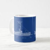 USCGC Chelan - ABD コーヒーマグカップ (正面左)