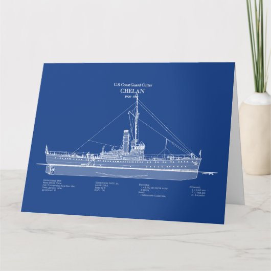 USCGC Chelan - ABD サンキューカード (正面)