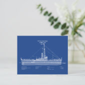 USCGC Chelan - ABD ポストカード (スタンド正面)