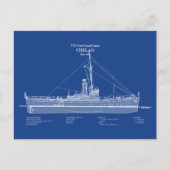 USCGC Chelan - ABD ポストカード (正面)