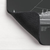 USCGC Chelan - ABD マウスパッド (コーナー)
