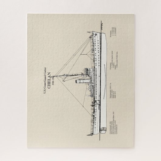 USCGC Chelan - SBD ジグソーパズル (縦)