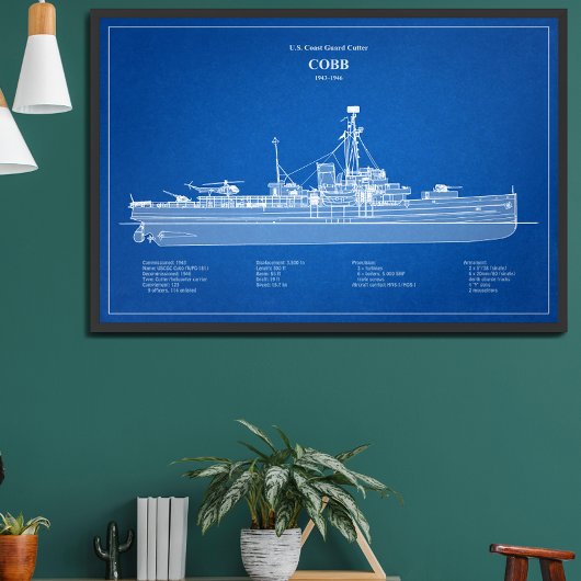 USCGC Cobb wpg-181 - ABD ポスター