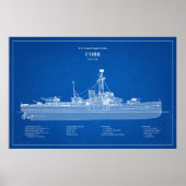 USCGC Cobb wpg-181 - ABD ポスター (正面)