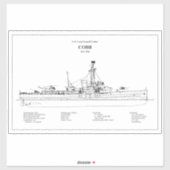 USCGC Cobb wpg-181 - BD シール (シート)