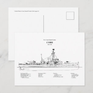 USCGC Cobb wpg-181 - BD ポストカード