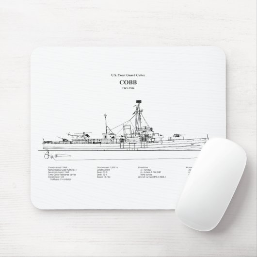 USCGC Cobb wpg-181 - BD マウスパッド (マウス)