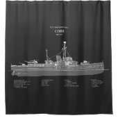 USCGC Cobb wpg-181 - PD シャワーカーテン (正面)