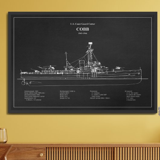 USCGC Cobb wpg-181 - PD フォトプリント