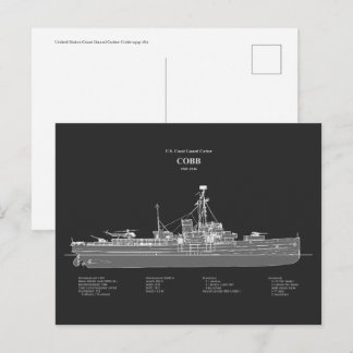 USCGC Cobb wpg-181 - PD ポストカード