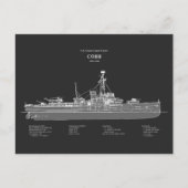 USCGC Cobb wpg-181 - PD ポストカード (正面)