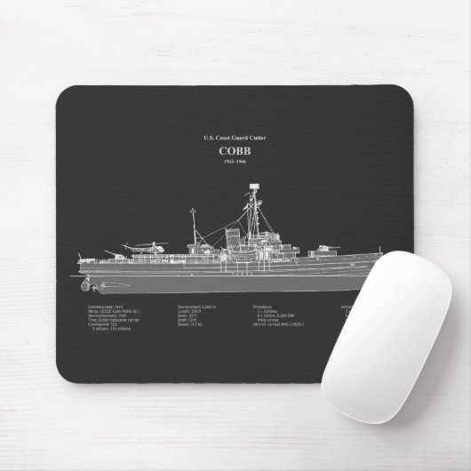 USCGC Cobb wpg-181 - PD マウスパッド (マウス)