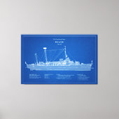 USCGC Duane wpg-33 - ABD キャンバスプリント (正面)