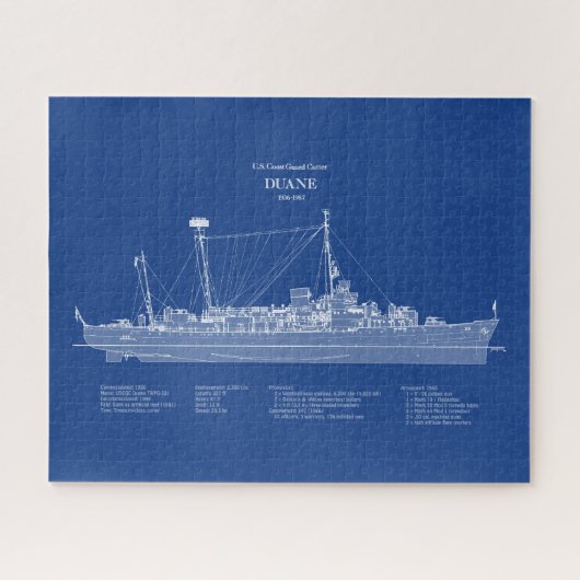 USCGC Duane wpg-33 - ABD ジグソーパズル (横)