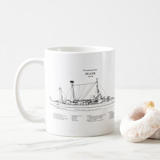 USCGC Duane wpg-33 - BD コーヒーマグカップ (ドーナツ)