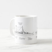 USCGC Duane wpg-33 - BD コーヒーマグカップ (正面左)