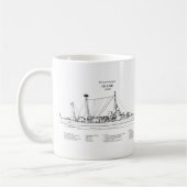 USCGC Duane wpg-33 - BD コーヒーマグカップ (左)