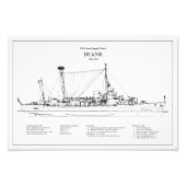USCGC Duane wpg-33 - BD フォトプリント (正面)