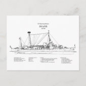 USCGC Duane wpg-33 - BD ポストカード (正面)