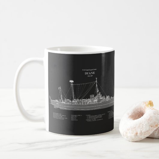 USCGC Duane wpg-33 - PD コーヒーマグカップ (ドーナツ)